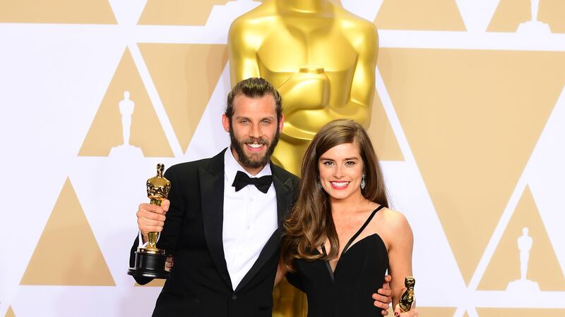 Shenton and her fiance Chris Overton scooped an Academy Award for The Silent Child.
