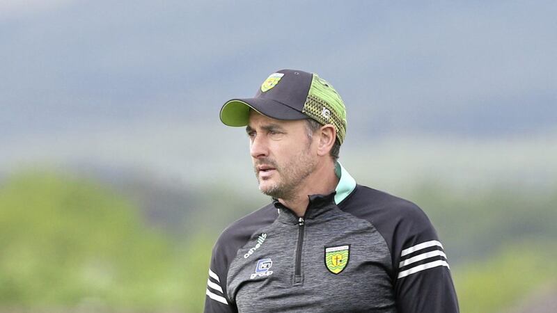 Donegal manager Mickey McCann has led his side to a first ever McGurk Cup final Picture by Margaret McLaughlin 