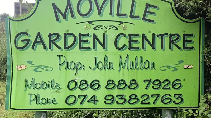 John Mullan built up a flourishing garden centre trade in Moville 