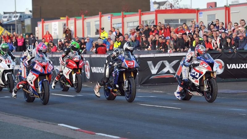 Racers at the North West 200 