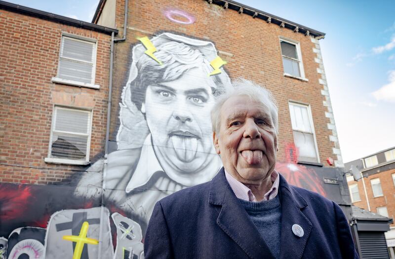 The mural pays homage to Belfast’s ‘Godfather of Punk’ Terri Hooley