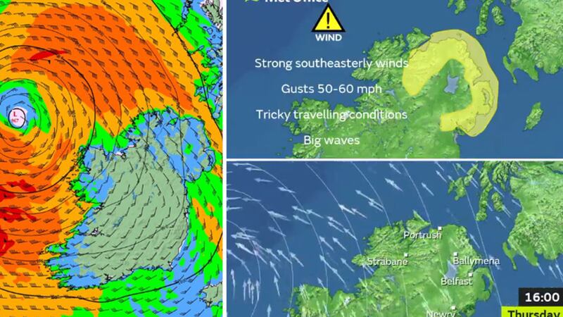 &nbsp;Both Met &Eacute;ireann and the Met Office have isued warnings as Hurricane Lorenzo approaches Ireland