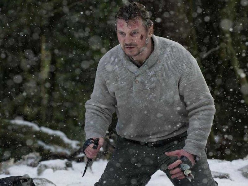 Liam Neeson battles wild wolves in The Grey 