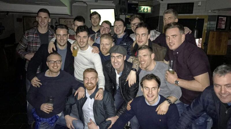 The Fulham Irish players famously enjoyed an evening out with their Corofin counterparts after December's postponed game - but it will be down to business when the sides meet tomorrow