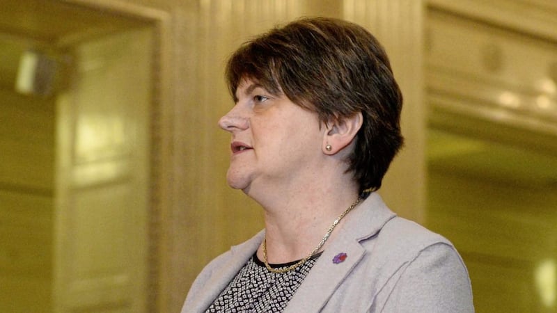 Arlene Foster said Michelle O&#39;Neill continued to &quot;reiterate her red lines&quot;. Picture by Mark Marlow 