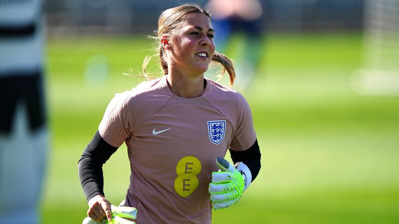 England goalkeeper Mary Earps hailed “mastermind” boss Sarina Wiegman (Zac Goodwin/PA)