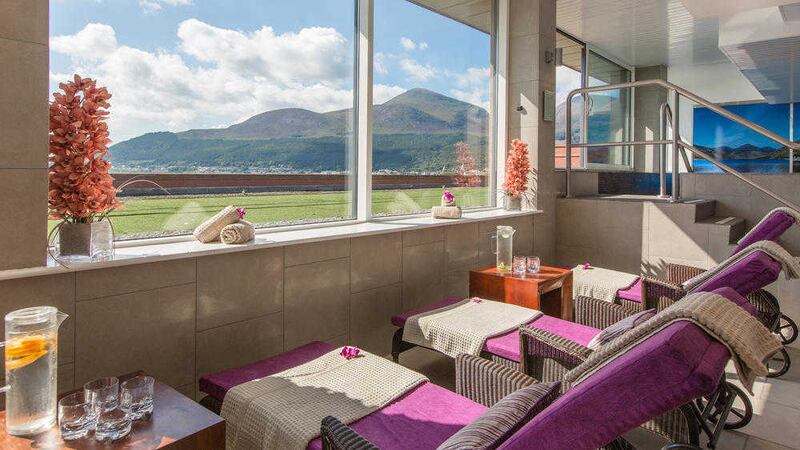 Lovely views of the Mourne mountain at The Spa at The Slieve Donard 