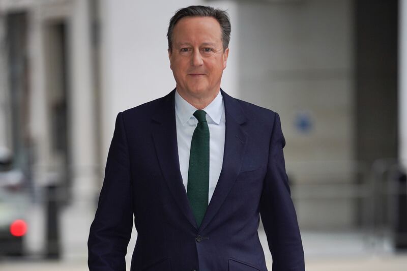 Lord Cameron said the meeting was a breach of protocol