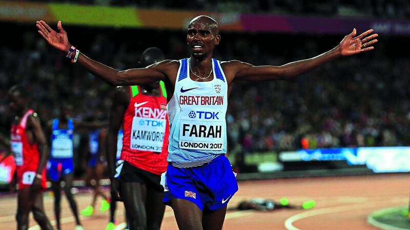 Mo Farah won the men's 5,000 metre in Zurich in August 2014&nbsp;&nbsp;