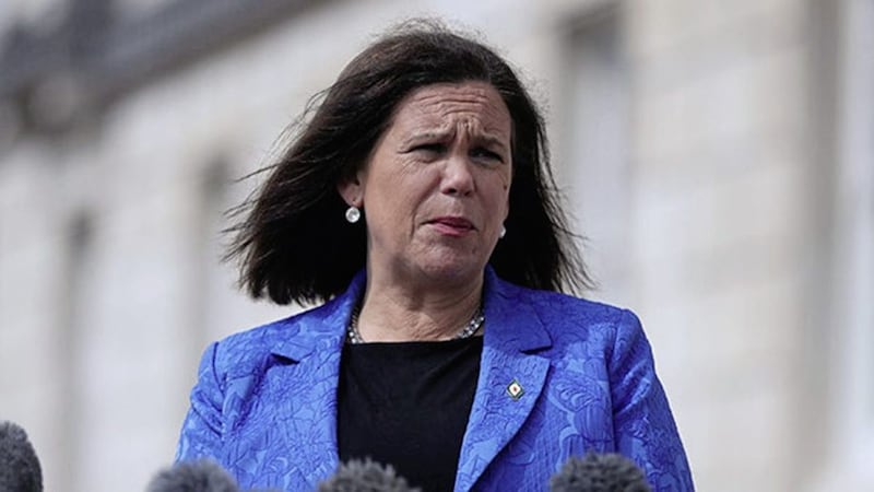 Sinn F&eacute;in leader Mary Lou McDonald. Picture by Niall Carson/PA Wire 