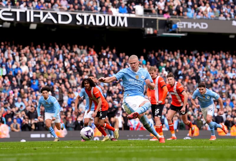 Erling Haaland was on the scoresheet once again at the Etihad Stadium