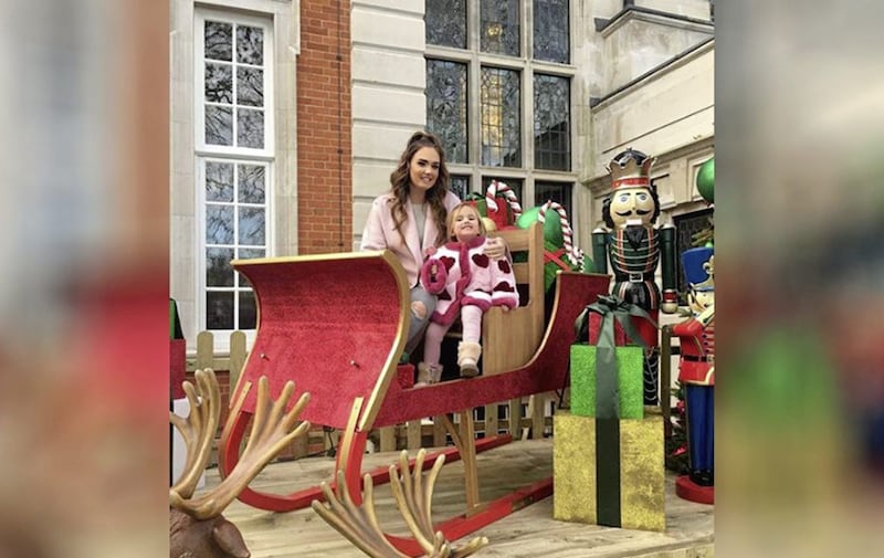 Tamara Ecclestone&#39;s husband Jay Rutland posted this picture on Instagram of his wife and daughter in a sled with reindeer at their London home. They&#39;re clearly Keeping Up With The Kardashians 