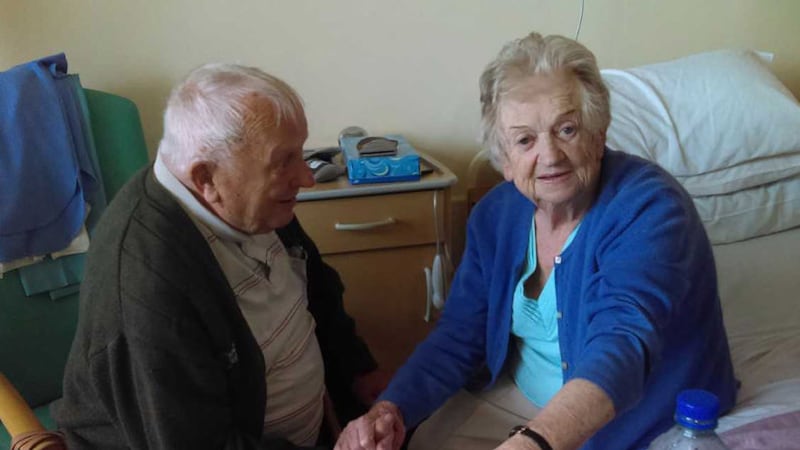 Michael and Kathleen Devereaux, who were separated for the first time in their 63-year marriage after one was refused a place in a nursing home are to be reunited after their heartbreak sparked a national outrage. Picture from RTE Radio's Liveline/PA Wire