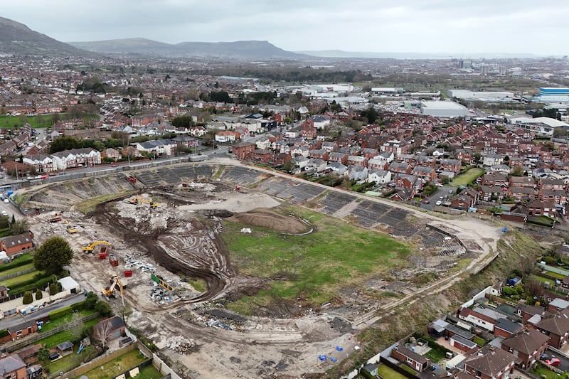 DUP minister accused of lack of transparency as 30 documents related to Casement Park blocked from public view
