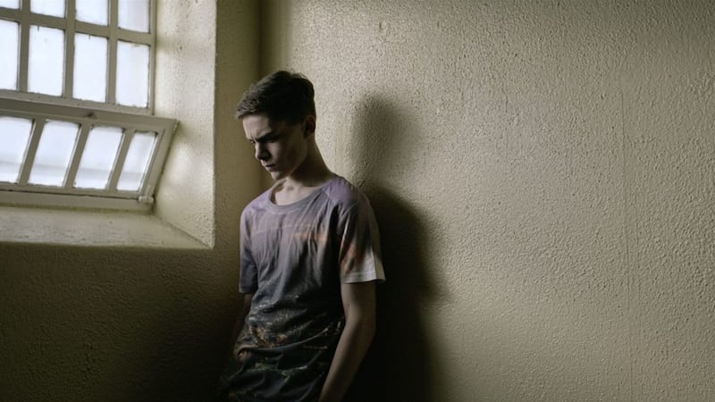 Teenager Michael (Dafhyd Flynn) gets sucked into the prison system in Michael Inside 