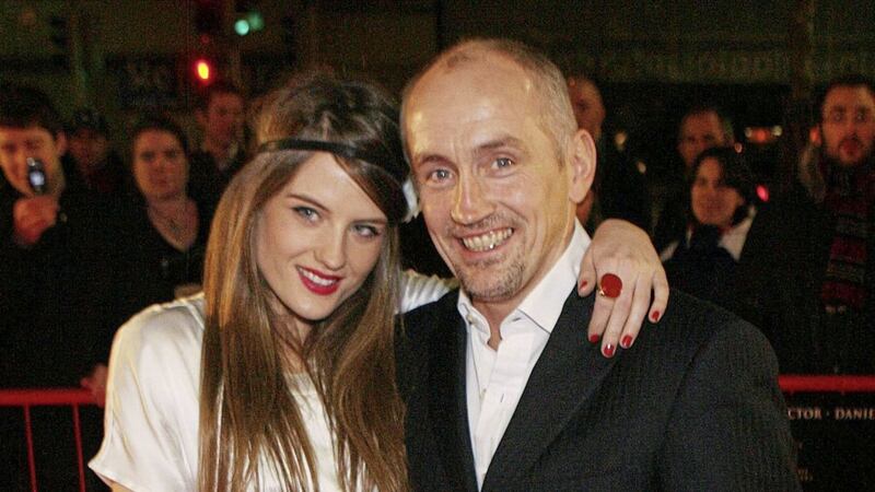 Former world boxing champion Barry McGuigan with his daughter Danika in Dublin 