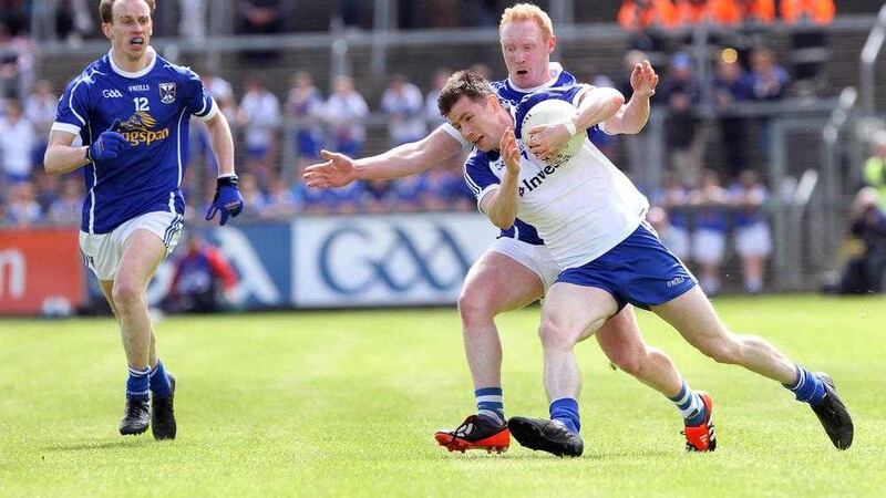 Karl O'Connell is Monaghan's key line-breaker and is likely to cause problems for Donegal<br />Picture by Colm O'Reilly