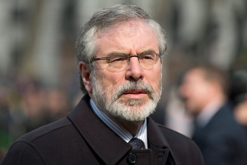 Sinn F&eacute;in president Gerry Adams has named three senior Sinn F&eacute;in politicians in connection to the 1983 murder of Irish prison officer Brian Stack. Picture by Neil Hall, Reuters&nbsp;