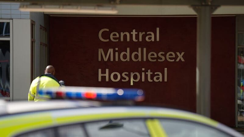 A man has been charged with three counts of attempted murder after an incident at Central Middlesex Hospital on Wednesday (James Manning/PA)