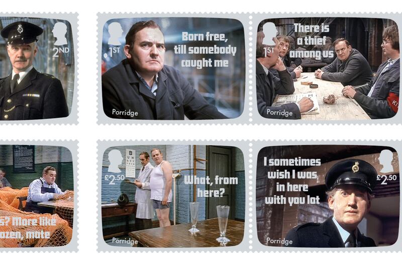 Special stamps celebrate 50th anniversary of TV series Porridge