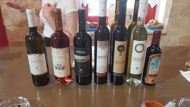 There was a broad selection of wines on offer