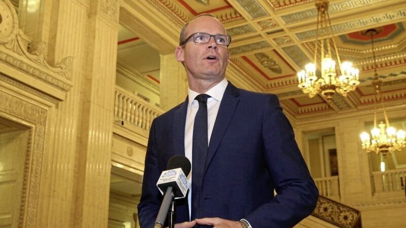 Simon Coveney is expected to travel to Belfast for talks on Wednesday. Picture by Hugh Russell 