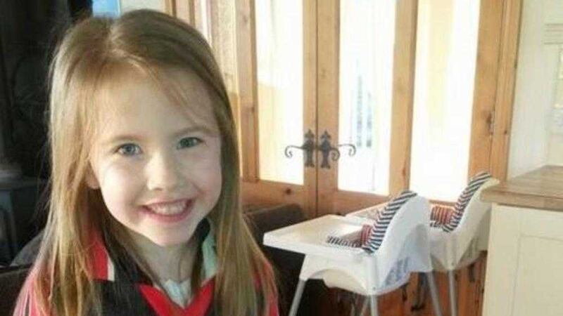 Ella Trainor (6) from the Hilltown area of Co Down died following a road crash on Saturday 