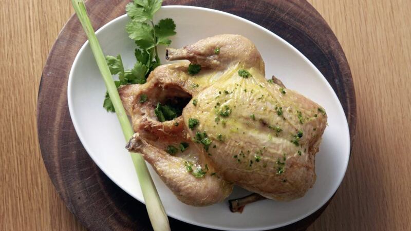 A Thai marinade elevates an ordinary roast chicken to something really special 
