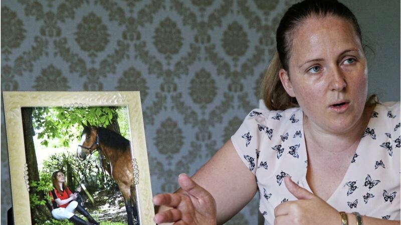 Mandy Trowbridge lost her daughter Elle to suicide as a result of cyber-bullying. Picture by Hugh Russell 
