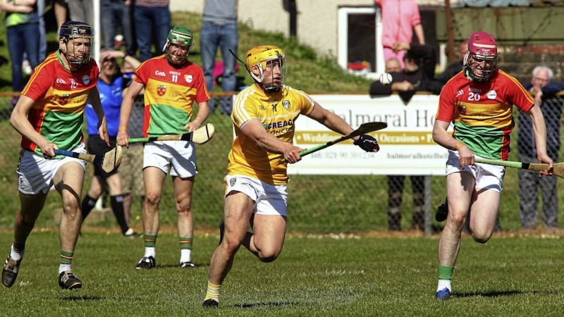Conor Johnston grabbed two points in St John&#39;s narrow win over Rossa yesterday 