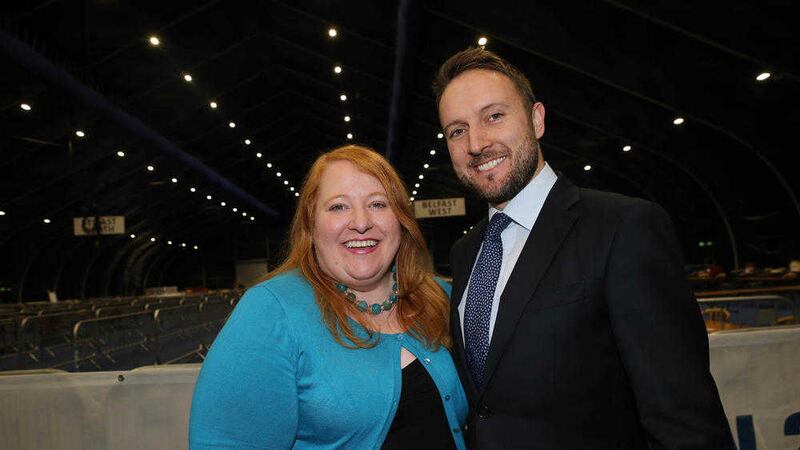Alliance retained its two seats in East Belfast as Naomi Long and Chris Lyttle were elected. Picture by Hugh Russell 