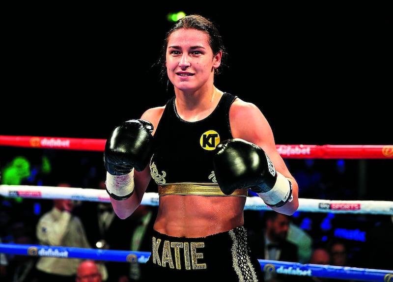 Katie Taylor has her second professional fight in Manchester on Saturday night &nbsp;