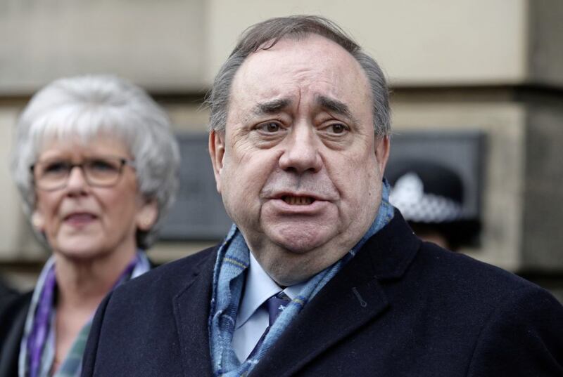 Scotland&#39;s former first minister and Alba Party leader Alex Salmond 