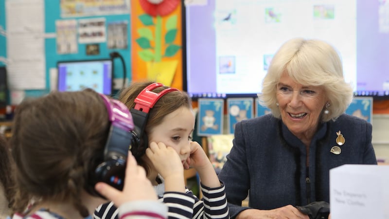 The duchess visited a primary school in London.