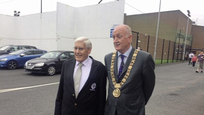 Dublin Lord Mayor Neil Ring said with his chain of office worn during the match it was the first time King Billy has been to a Gaelic football match in Omagh 