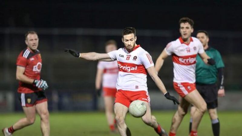 A hamstring problem forced  Niall Loughlin from the field 41 minutes into last weekend&rsquo;s Ulster SFC semi-final victory over Monaghan, but Derry manager Rory Gallagher insists he will for their Ulster final date with their north-west neighbours on May 29&nbsp;