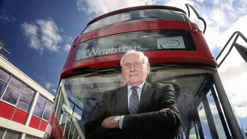 Wrightbus boss William Wright. The company has secured two orders for 100 buses from Hong Kong-based KMB 