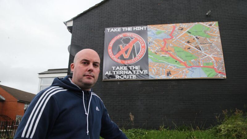 Ardoyne republican Dee Fennell said he is willing to meet Fr Gary Donegan. Picture by Hugh Russell 