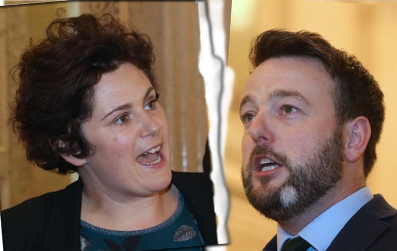 Claire Hanna is at odds with Colum Eastwood over the SDLP's partnership with Fianna F&aacute;il&nbsp;