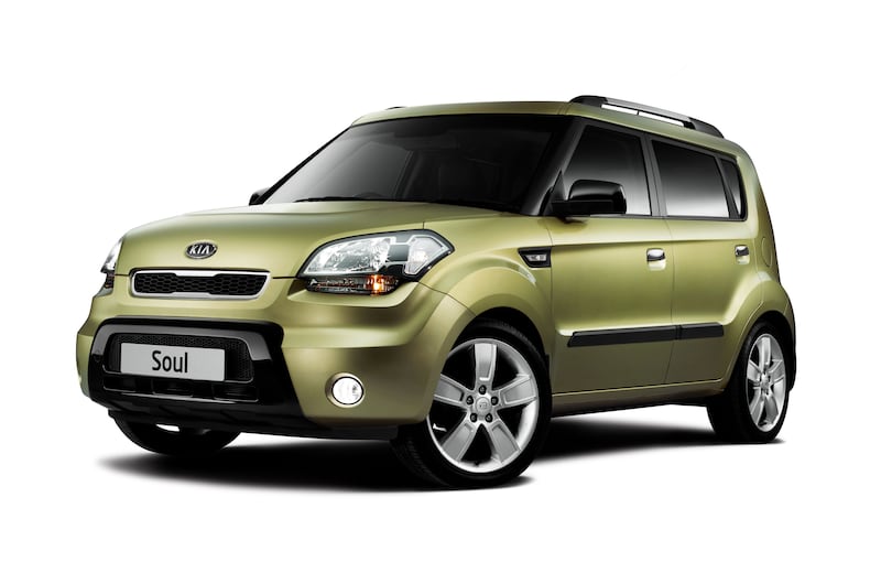 Kia wanted to get its Soul noticed back in 2009 with colours like Green Tea Latte. (Kia)