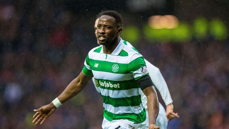 Celtic's Moussa Dembele celebrates his goal against Rangers at Ibrox last weekend<br />Picture by PA&nbsp;