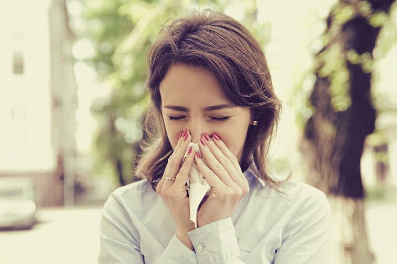 Allergies, especially hay fever, are worse in the summer months 