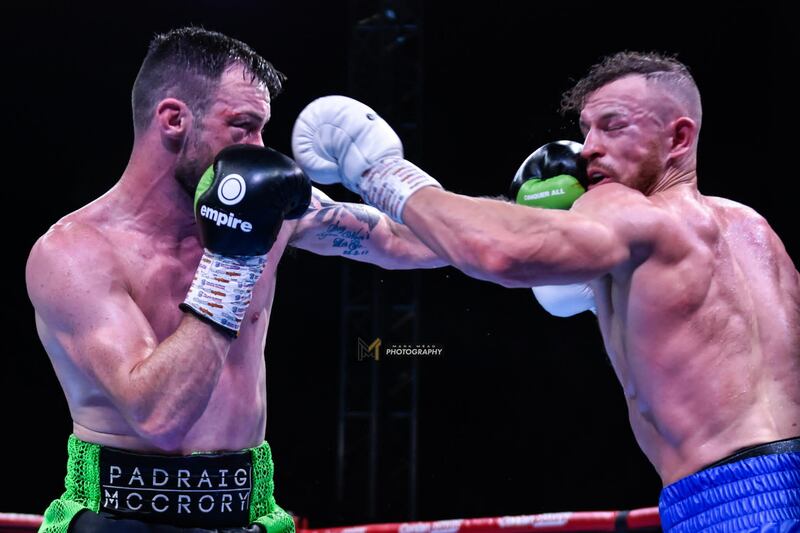 Pody McCrory beat England's Steed Woodall in the headline fight on Friday night Picture: Mark Mead
