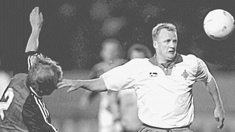 HUNGRY FOR GOALS......Iain Dowie is desperate to end his goal drought when he skippers Northern Ireland in today&#39;s World Cup qualifier against Albania 