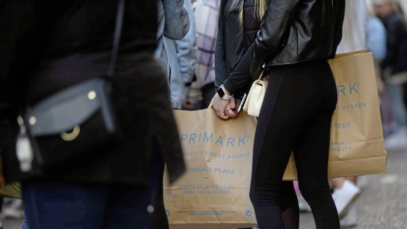 Data from footfall monitor Springboard showed a drop in footfall at Northern Ireland retail destinations between May and June. Picture by Mark Marlow/PA Wire. 