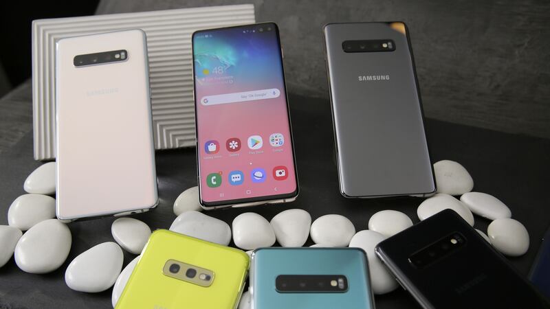 The Galaxy S10 range will launch next month.
