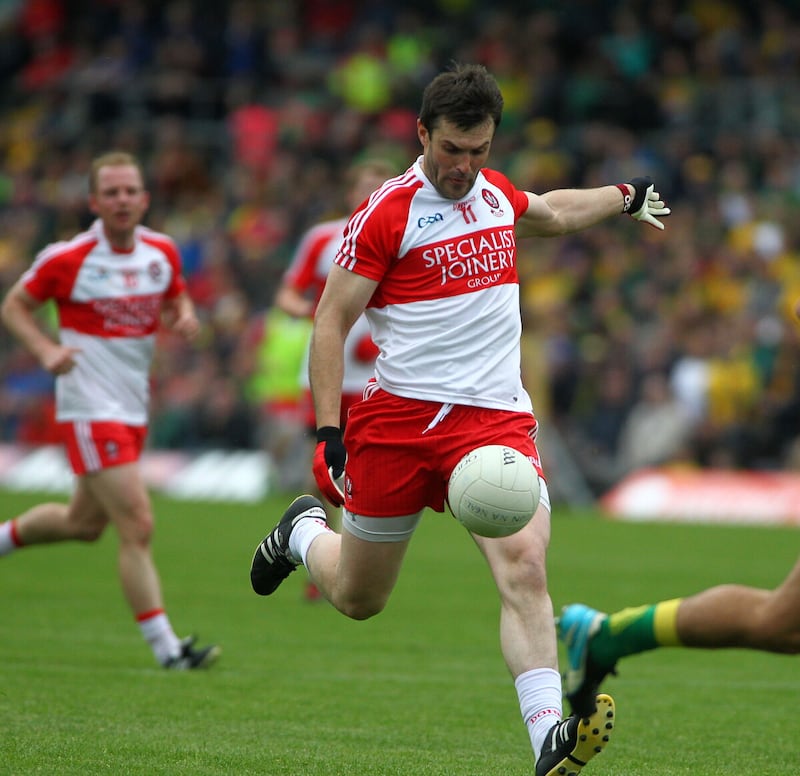Mark Lynch soldiered with Derry for 15 years in a career that deserved more than a sole National League title. Just like his father Mickey, a brilliant individual display against All-Ireland champions Dublin - in 1976 and 2014 respectively - stands out.