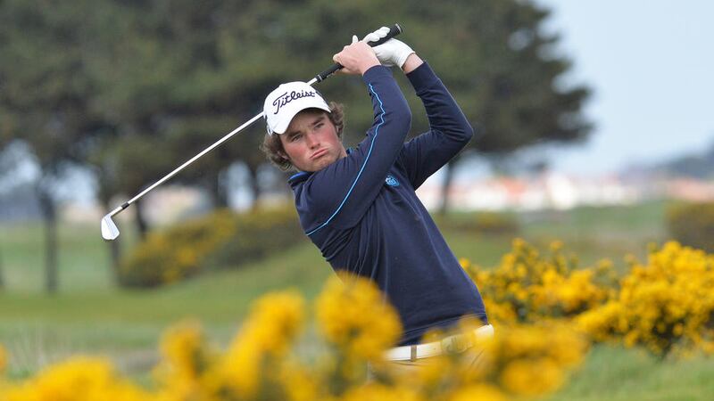 Ardglass golfer Cormac Sharvin was delighted to end the day on one under par at the Irish Amateur Open in Dublin 