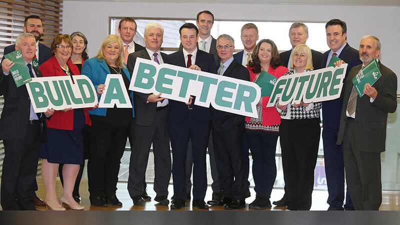 The SDLP launched their election manifesto today. Photo by Hugh Russell