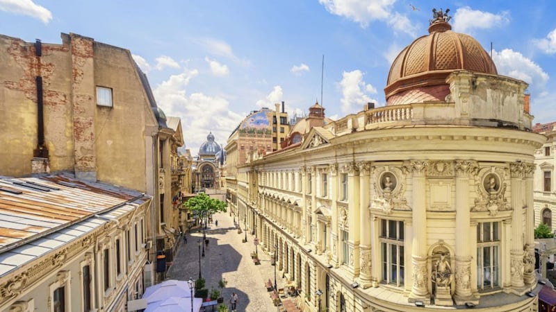 The Old Town in Bucharest 